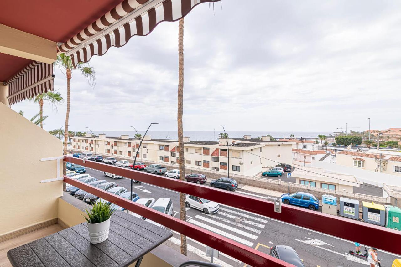 Los cristianos - San Telmo piscina y vistas mar Arona  Exterior foto